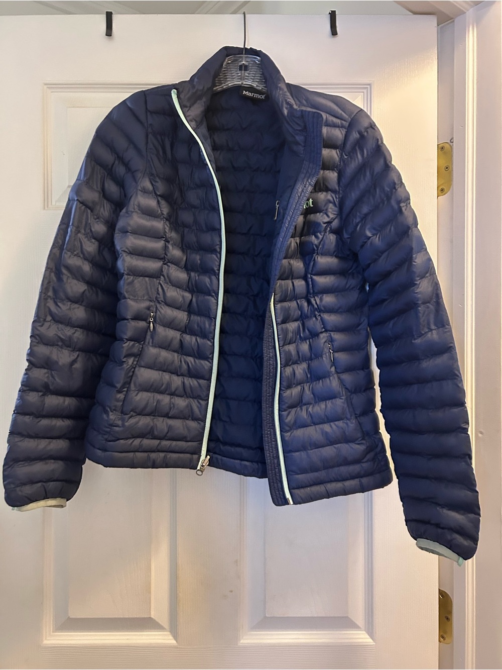 Marmot Featherless Puffer Jacket Blue Women's XS - Picture 3 of 7